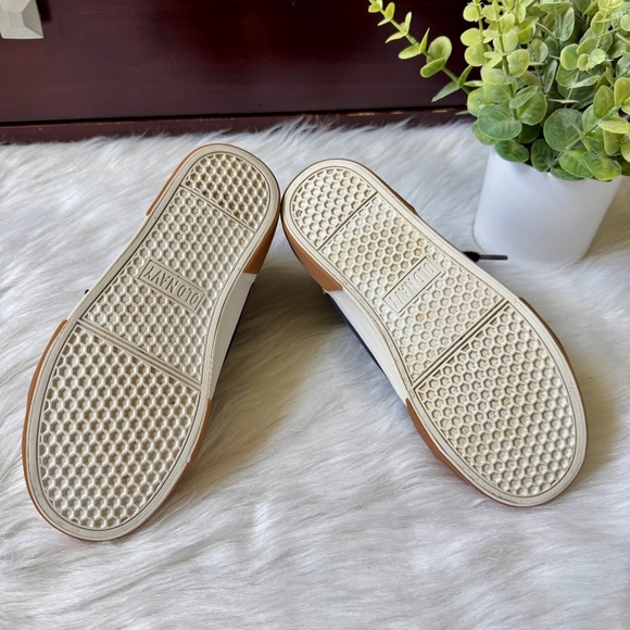 Old Navy Kids Colorblock Canvas High-Top Sneakers Navy Burgundy Tan Size 4 - Picture 9 of 10